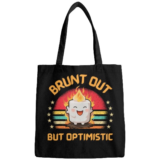 Burnt Out But Optimistic Cute Marshmallow For Camping 7 Bags