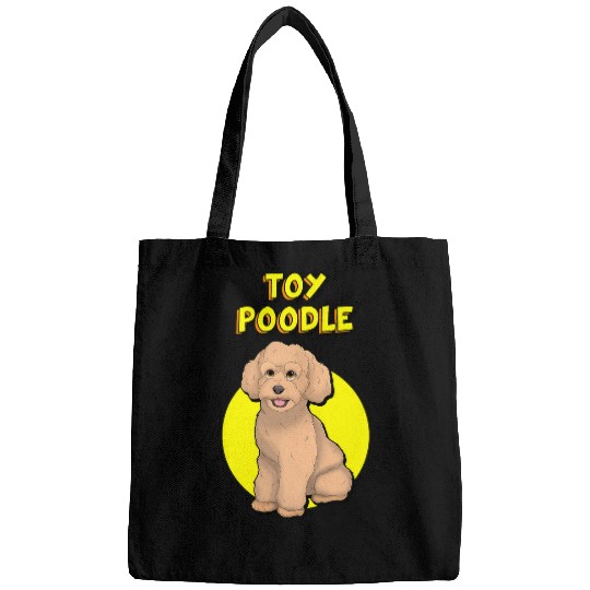 Cute Apricot Toy Poodle Bags