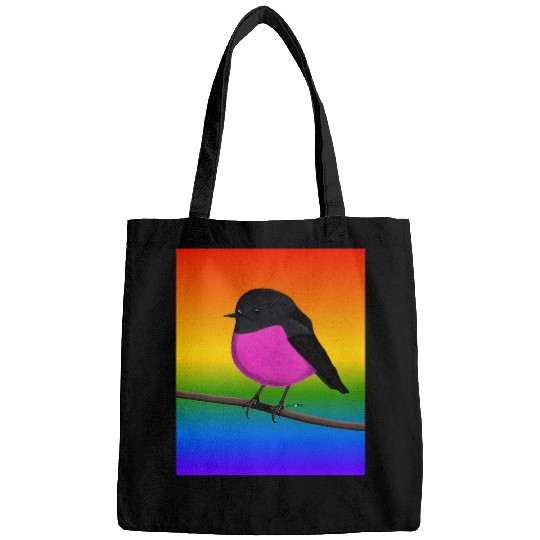 Rose Robin Rainbow Bird Birdlover Birdwatcher Diversity Bags