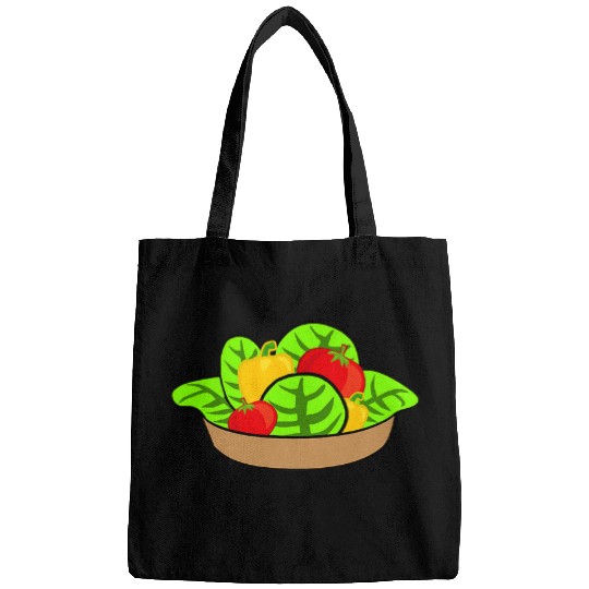 Salad Lettuce Tomato Peppers Bags