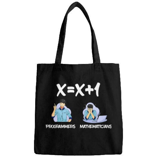 Funny Mathematics Computer Science Programmers 2Mathematicians Bags