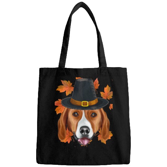 Fall American Foxhound Pilgrim Thanksgiving Bags