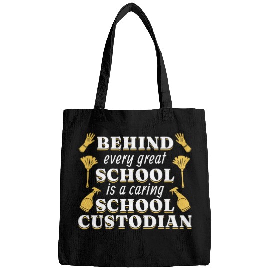 Caring School Custodian Janitor Bags