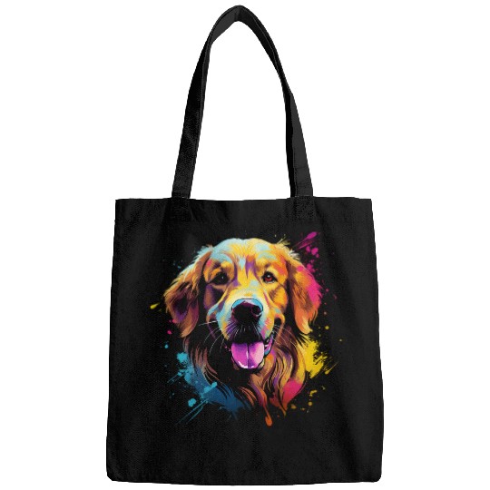 Cute Golden Retriever Bags
