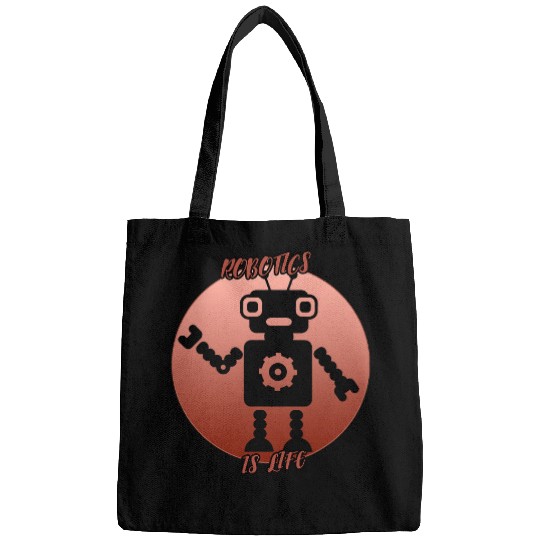 Robotics Shadow in a Red Circle Bags
