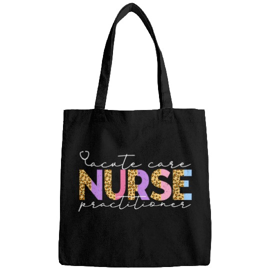 Acute Care nurses Practitioner Leopard Nursing Student Bags