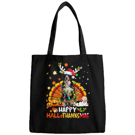 Happy Hallothanksmas Bernese Mountain Dog Lover 249 Bags