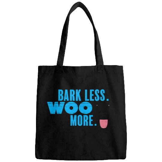 Dog Samoyed Bark Less Woo More Bags