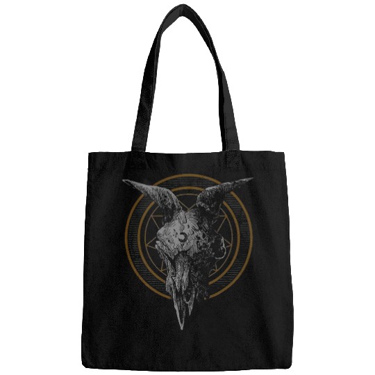 BUll skull Dark Art Grunge Goth Gothic Girl Horror Bags