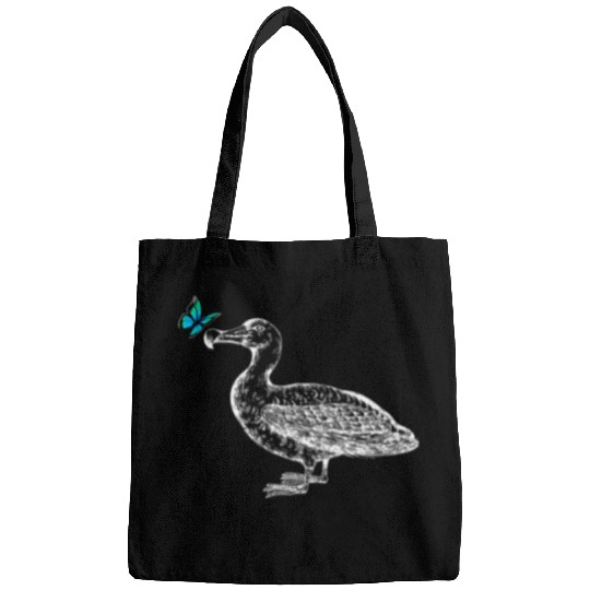 Seagull with Butterfly Bags