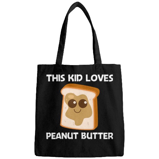 Funny Peanut Butter Art Kids Toddlers Matching Besties Bags