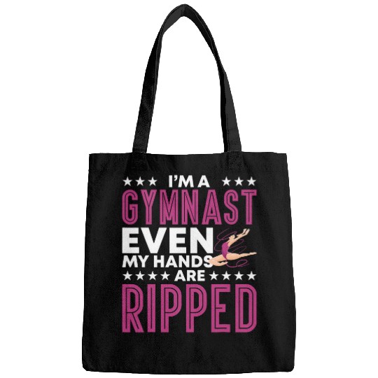 Im A Gymnast Even My Hands Are Ripped Gymnastics Bags
