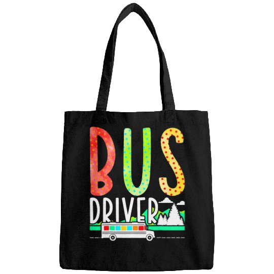 Bus Driver Driving Transport School Bus Bags