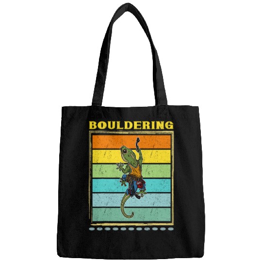 Bouldering lizard climbing reptile gym climb mountain 5 Bags