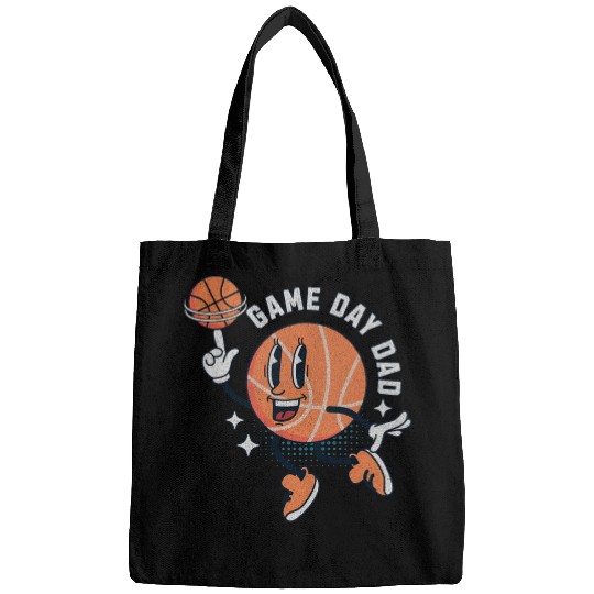 Basketball Game Day Dad Basketball Sports Player Dad Hoops Bags
