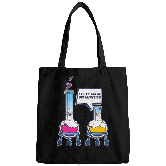 Funny Science Puns Chemist Scientist Geek Nerd Chemistry Bags