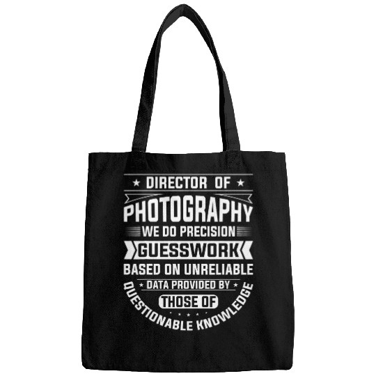 Funny Director of Photography Profession Quote Design Bags