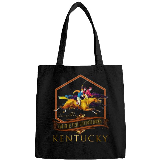 Louisville Kentucky vintages Horse Racing Bourbon Souvenir Bags