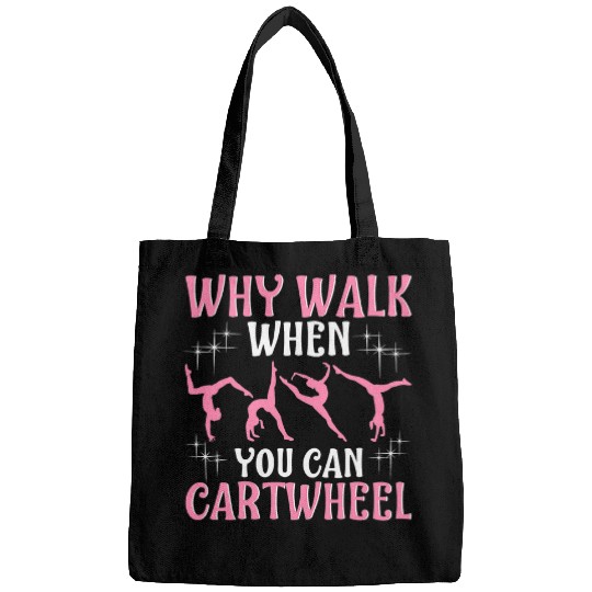 Funny Cartwheel Gymnastics Mom Gymnast Women Bags