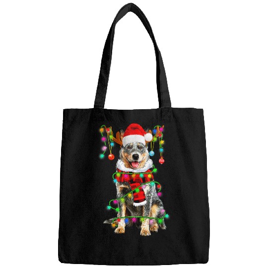 Australian Cattle Dog Santa xmass Puppy Lover Christmas Light243 Bags