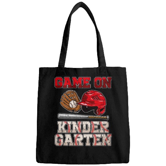 Game On Kindergarten Baseball Back To School Student Kid Boy Bags