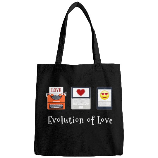 Funny Valentines Evolution of Love Bags
