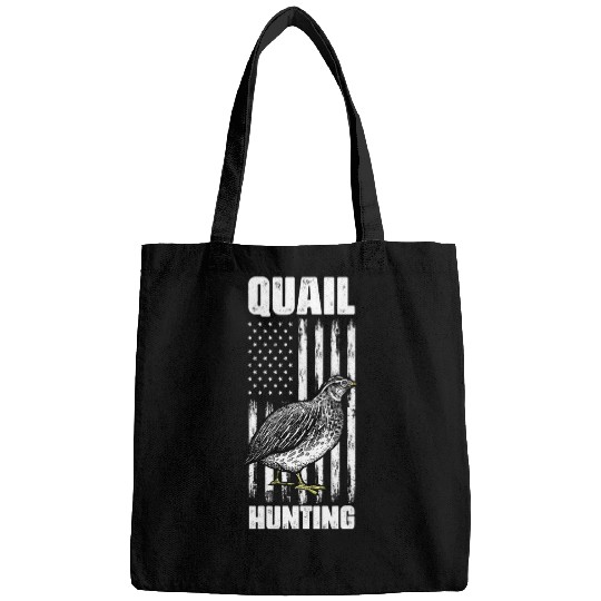 Patriotic Quail Hunting American Flag Bobwithe Quail Hunter Bags