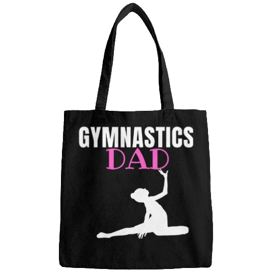 Funny gymnastics dad love daughter cool for fathers Bags
