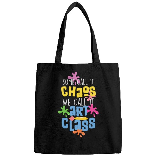 Funny Art Teacher Design for Women in Art Class Bags