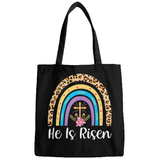 Christian He Is Risen Rainbow Christian Happy Easter Jesus315 Christ Bags