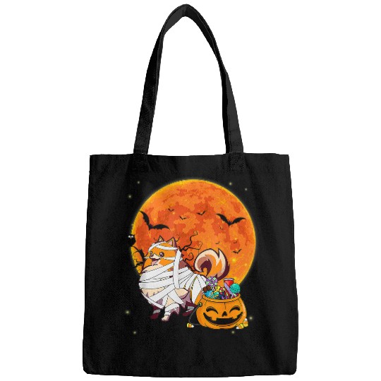 Dog Pomeranian Funny Pomeranian Dog Halloween Costume Dog Lover Bags
