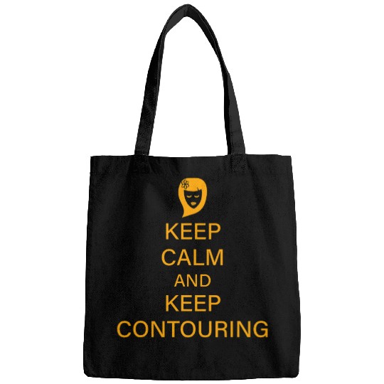 Contour Makeup Quote Keep Calm And Keep Contouring Bags
