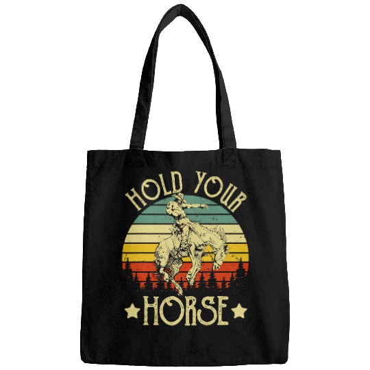 Hold Your Horses vintages Western Country Cowboy Horse Riding 182 Bags