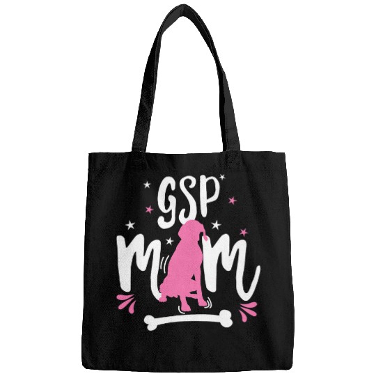 GSP Mom German Shorthaired Pointer hunting Dog Mom Mama Gift 2 Bags