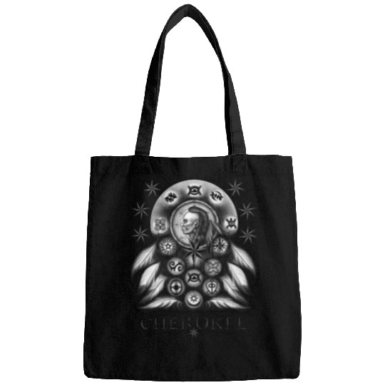 Cherokee Indian Native American Warrior Dream Catcher Bags