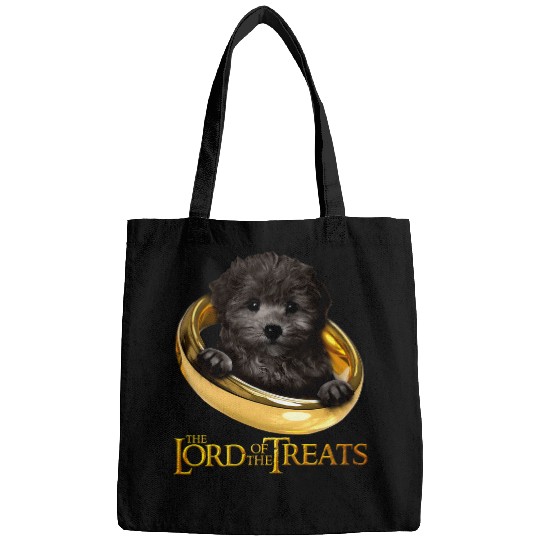 Lord of the Treats Cute Black Labradoodle Puppy Bags