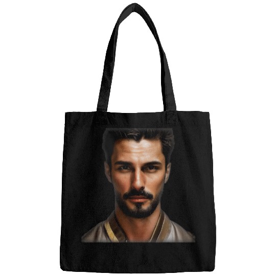Handsome Italian Man Realistic Art Perfect Anatomy Bags