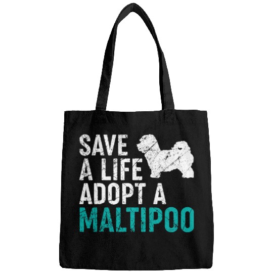 Dog Maltipoo Save a Life adopt a Dog rescue Maltipoo Dog Owner Bags