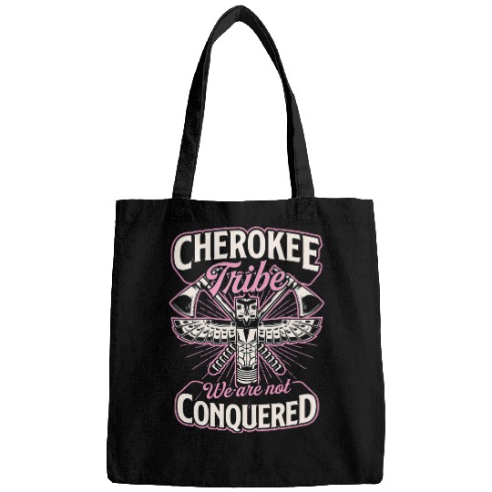 Cherokee Tribe We Are Not Conquered Native American Bags