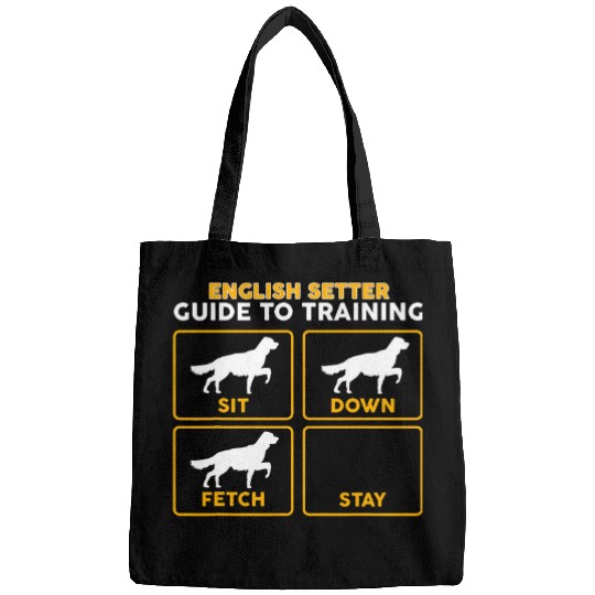 English Setter Funny Guide To Training Bags