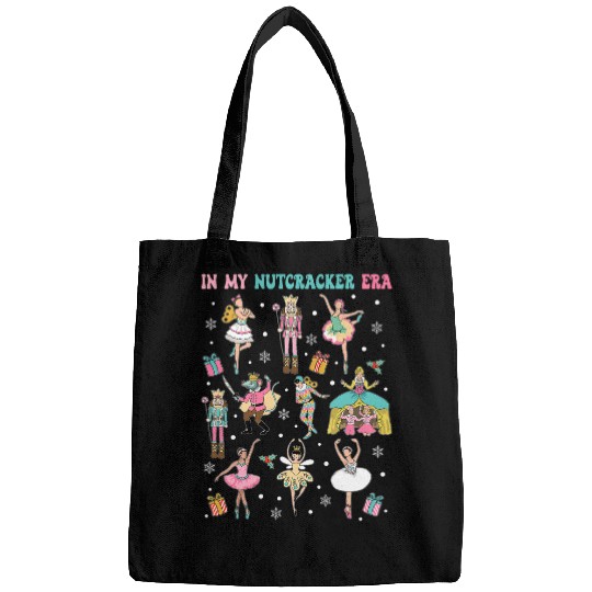 In My Nutcracker Era Pink Christmas Nutcracker Ballet Squad Bags