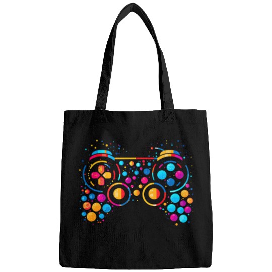 Colorful Polka Dot Game Controller International Dot Day Kid Bags