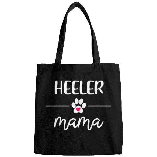 Heeler Mama Blue Red Heeler Mom Cattle Dog Lover Bags