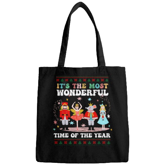 Its The mosts WonderfulTime Of The Year Nutcracker Ballet Bags