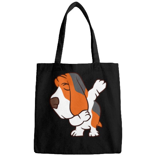 Cute Dabbings Basset Hound Bags