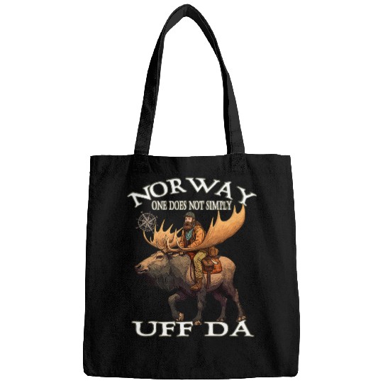Moose Norway One Does Not Simply Uff Da Norwegian Saying Bags