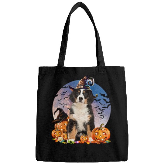 Dog Halloween Bernese Mountain Jack O Lantern Pumpkin Moon 70 Bags