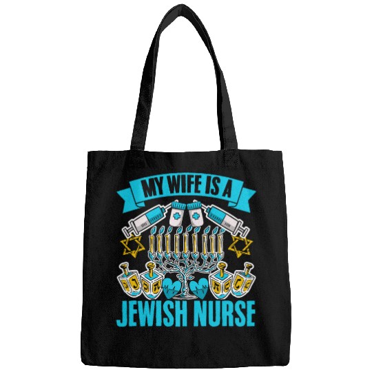 Jewish nurses Wife 2Hanukkah Passover Israel Jew Jewish Bags