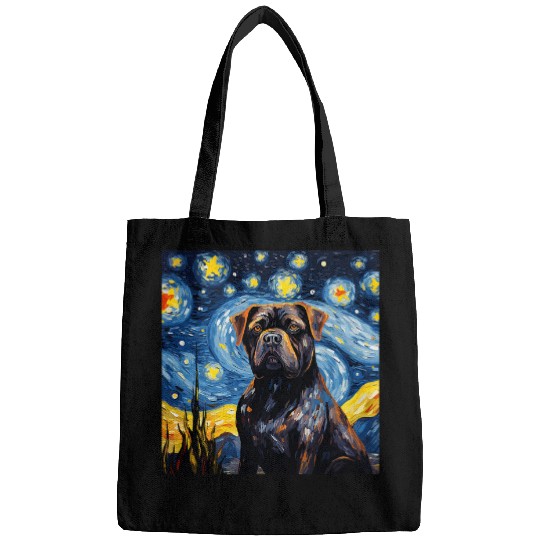 Cane Corso Starry Night For Dog Mom Dog Dad Bags