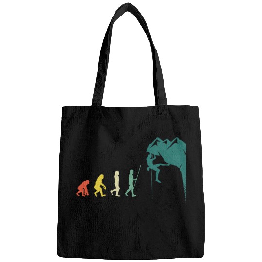 Climber Evolution of Climbing Boulder Bouldering 1 Bags
